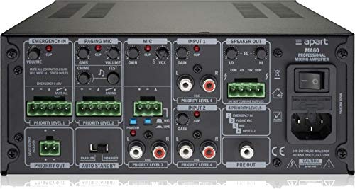 Biamp Intuitive 60W/100V mixer amplifier