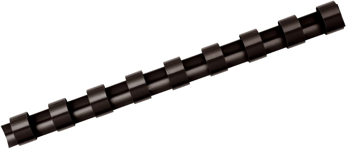 FELLOWES ANNEAUX PLASTIQUES 12.5 MM NOIR X 25