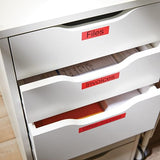 Ruban 19MM noir sur rouge pour labelmanager 350/450/300/400