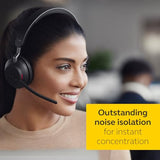 Jabra Evolve2 65, MS Mono Casque Sans fil Arceau Bureau/Centre d'appels USB Type-A Bluetooth Noir