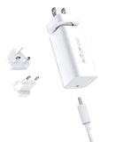 INNERGIE 65U Le plus petit Adptr. d alimentation 65W 6 embouts d alimentation pour portables Câble 1.5M Embouts voyage UE.UK et US