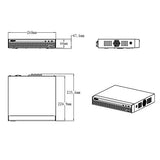 DAHUA enregistreur HDCVI  XVR5108HS-4KL-X 8 voie BNC 4 IP 4Mp