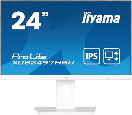 "iiyama ProLite XUB2497HSU-W2 écran plat de PC 60,5 cm (23.8"") 1920 x 1080 pixels Full HD LED Blanc"