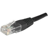 Cordon RJ45 catégorie 6 U/UTP noir CCA - 0,5 m