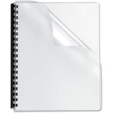 FELLOWES APEX CLEAR PVC COUVERTUR MOYEN 100PK
