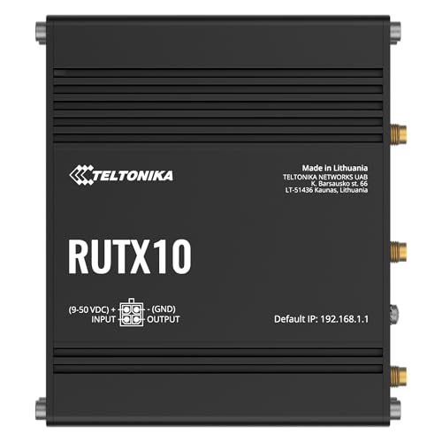 TELTONIKA NETWORKS RUTX10 Ethernet WiFi Bluetooth router