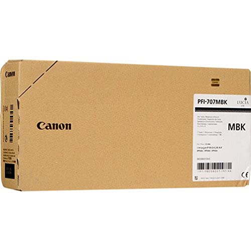 CANON PFI-707 MBK Encre Noire Mate 700ml pour IPF830/840/850