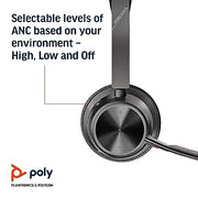 POLY Voyager Focus 2 Casque sans fil USB-A/C + stand Retail