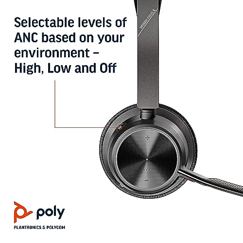 POLY Voyager Focus 2 Casque sans fil USB-A/C + stand Retail