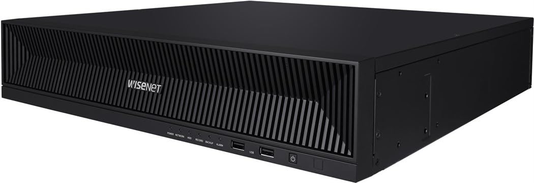 Hanwha XRN-1620SB1 Enregistreur vidéo sur réseau Noir