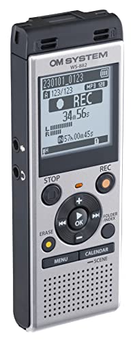 OM SYSTEM Enregistreur numérique WS-882 (4GB) - Argent