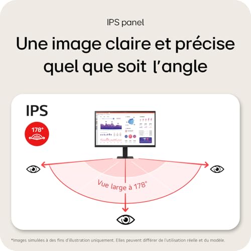 LG 27U631A-B - Écran LED - 27p - 2560 x 1440 QHD 100 Hz - IPS - 250 cd/m² - 1000:1 - HDR10 - 5 ms - HDMI, USB-C - noir