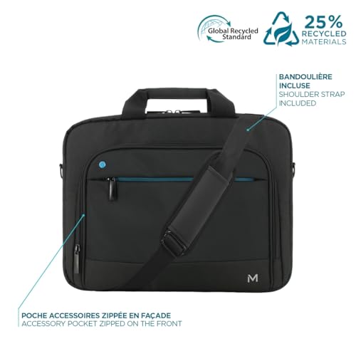 TheOne Briefcase Blue zip 14-16'RECYCLED