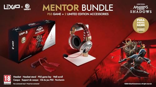 LEXIP X UBISOFT Assassins Creed Shadows MENTOR Box PS5 Game Headset/Stand