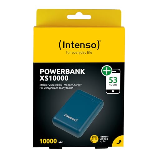 INTENSO PowerBank XS10000 USB / Type-C -10000 mAh pétrole