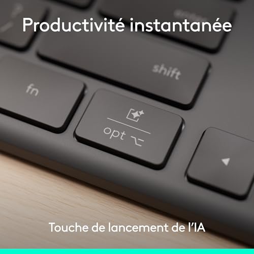 LOGITECH Slim Solar+ for Business - Graphite - (FR)