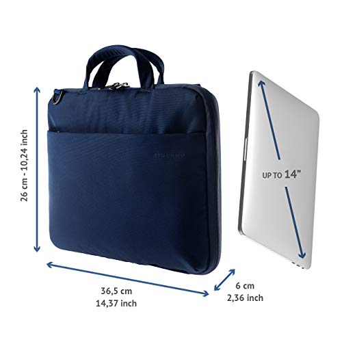 Tucano, Dark, mallette fine 13- 14", bleu