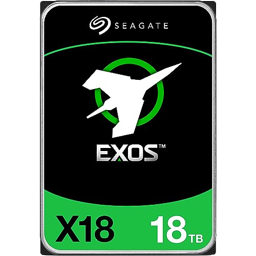 SEAGATE Exos X18 18To HDD SATA 6Gb/s 7200RPM 256Mo cache 3.5p 24x7 SED 512e/4KN BLK