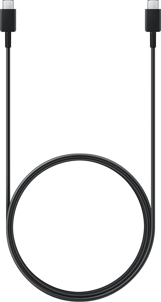 SAMSUNG 1.8m Cable USB-C to USB-C Cable 3A Black