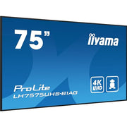 IIYAMA- Afficheur professionnel 75" LH7575UHS-B1AG