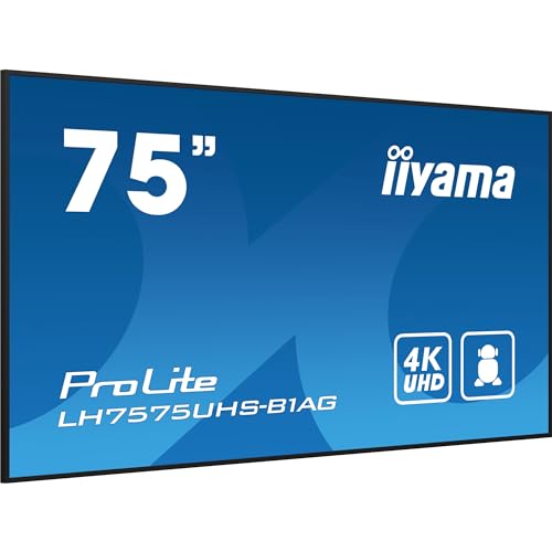 IIYAMA- Afficheur professionnel 75" LH7575UHS-B1AG