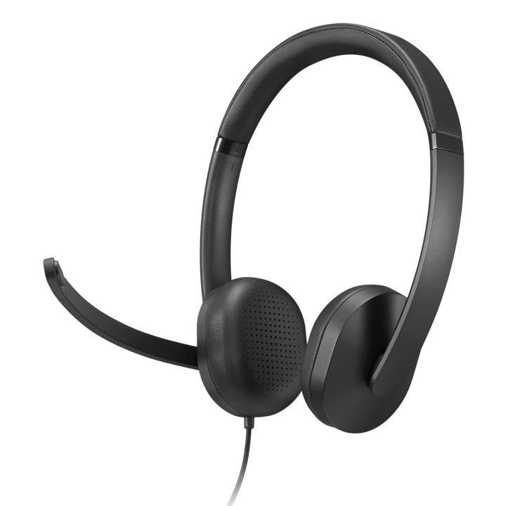 LENOVO 5000 Headset on-ear wired USB-C black Certified for Microsoft Teams