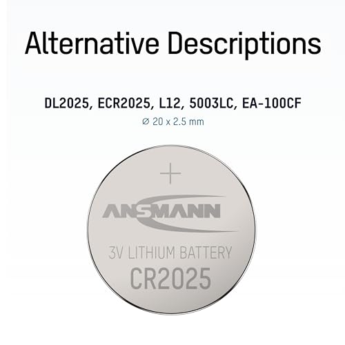 ANSMANN Piles lithium 5020142 CR2025 blister de 1
