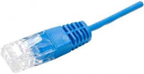 Cordon téléphonique RJ45 / RJ45 UTP 1 paire 4/5 bleu - 5 m