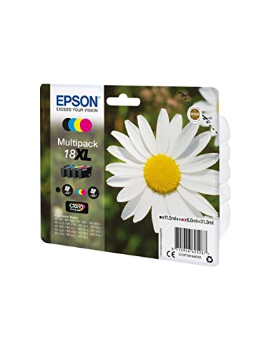 Cartouche EPSON C13T18164012 18XL - Noir + 3 couleurs