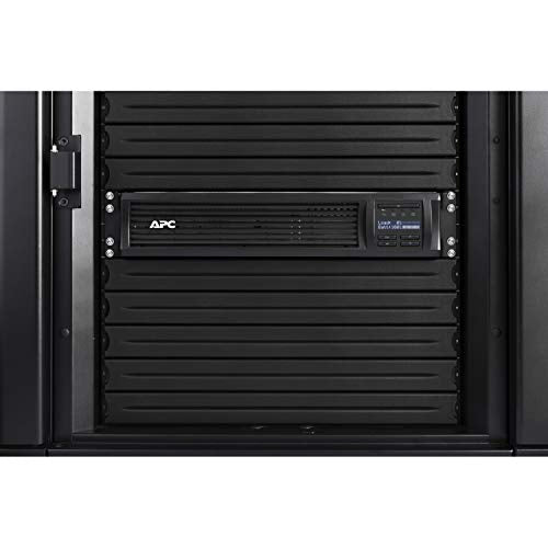 APC Smart-UPS 750VA LCD RM UPS rack-mountable AC 230V 500Watt 750VA Ethernet RS-232 USB output connectors 6 2U Black