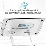 TNB iClick 360 adjustable notebook stand with detachable 6in1 hub aluminum