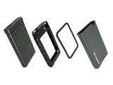 TRANSCEND Kit Boîtier vide pour 2.5p SSD/Disque Dur USB 3.1 Gen 1