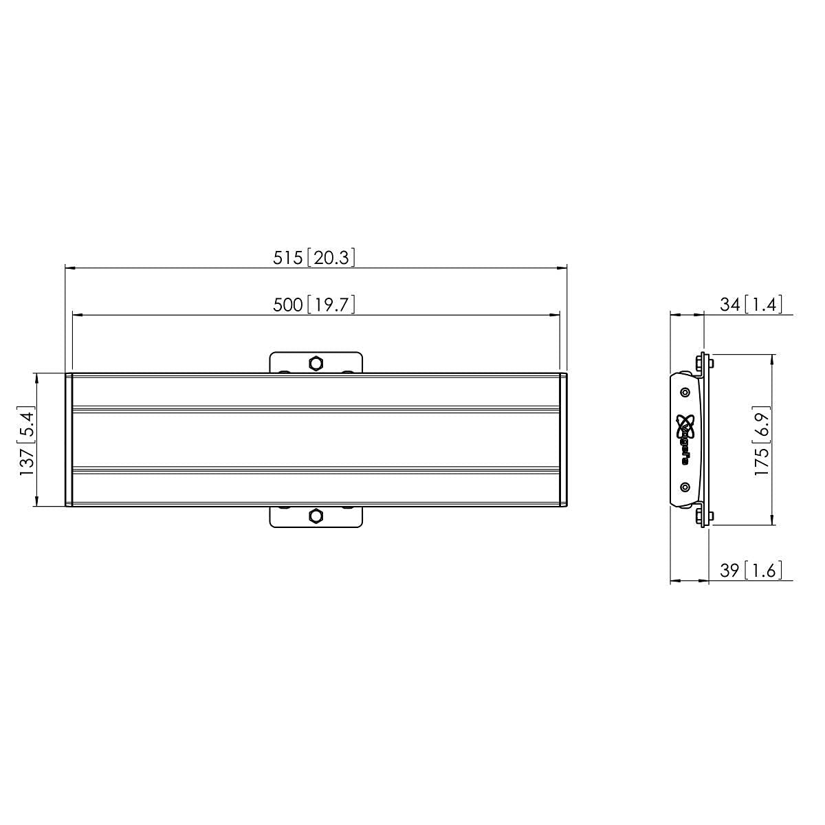 PFB 3405 Black/Interface bar PFB 34xx