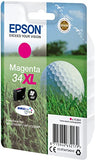 EPSON 2LB Singlepack 34XL Ink Magenta DURABrite Ultra 10.8ml Blister XL w/s