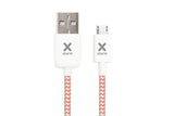 Cordon USB-A vers micro USB-B 1,0 m - Nylon tissé