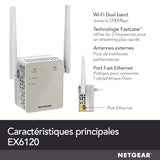 Netgear EX6120 Répéteur WiFi universel AC1200