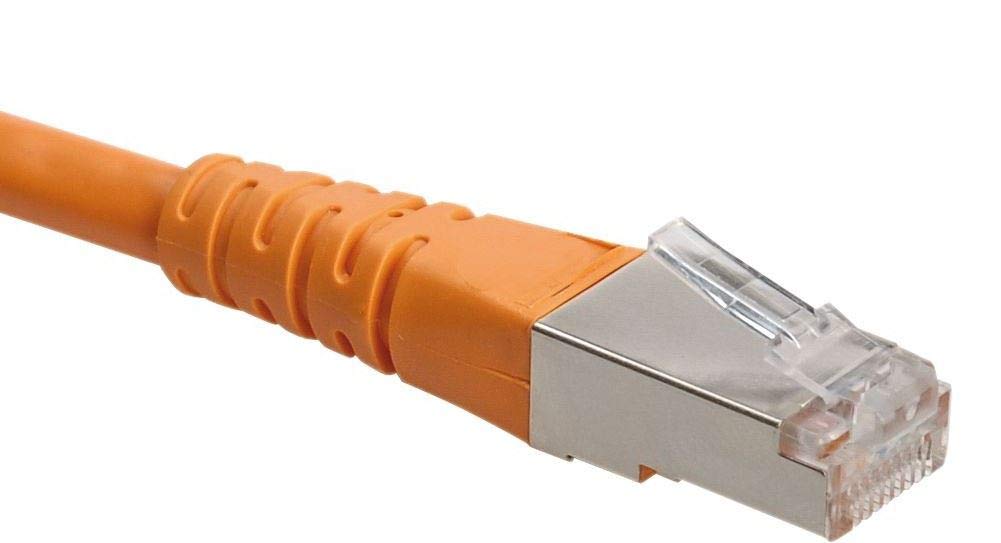 Cordon RJ45 catégorie 6 F/UTP orange - 3 m