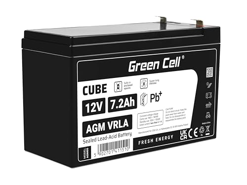 Green Cell AGM05 Batterie de l'onduleur Sealed Lead Acid (VRLA) 12 V 7,2 Ah