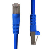 Cordon RJ45 catégorie 6 F/UTP LSOH snagless bleu - 0,5 m