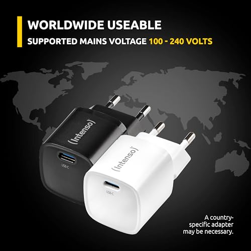 INTENSO CHARGEUR SECTEUR USB TYPE C 30 W GaN - NOIR