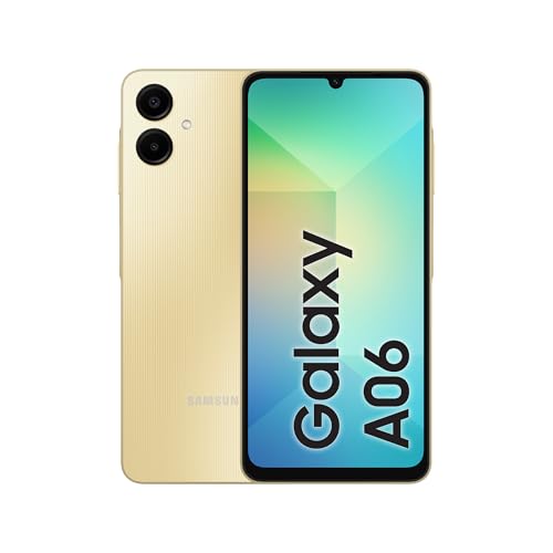 Samsung A065F/DS Galaxy A06 (6.7'' - 128 Go, 4 Go RAM, No EU, garantie 2 ans par HEM) Or