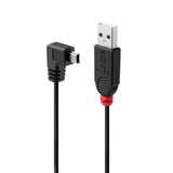 LINDY USB 2.0 Type A/Mini-B 90 0.5m Mini-B plug right angled