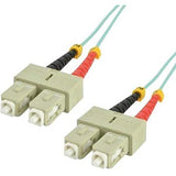MCL SC/SC Multimode duplex 50/125 OM3 optical fiber - 0.5m