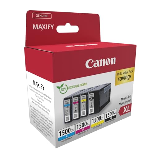 CANON PGI-1500XL Ink Cartridge BK/C/M/Y MULTI