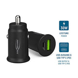 CHARGEUR ALLUME-CIGARE 1 PORT USB Type-A QC + 1 PORT USB Type-C PD