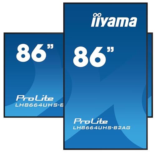 IIYAMA- Afficheur professionnel 86   LH8664UHS-B2AG