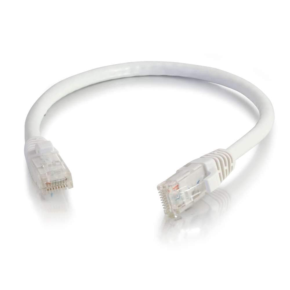 Cbl/0.3M White CAT6 Snagless UTP Patch
