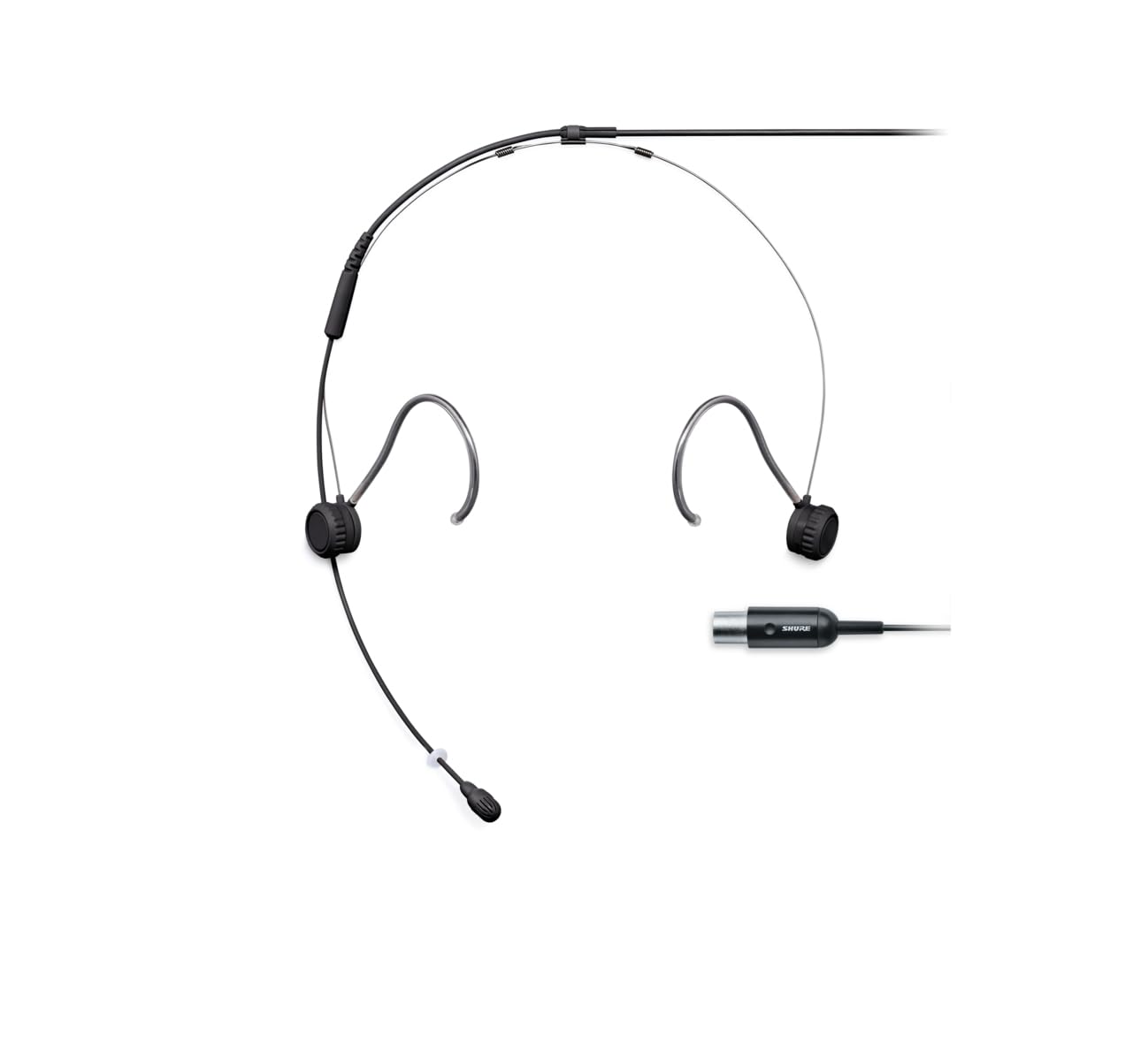 Shure TH53 Headset Omnidirectional 1.6mm Cable and MTQG Connector â€“ Black