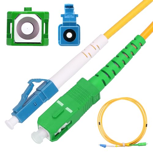 Extralink PATCHCORD SC/APC-LC/UPC SM G.652D DUPLEX 1M câble InfiniBand et a fibres optiques 2x SC 2x LC FTTH Jaune
