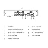DAHUA enregistreur HDCVI  XVR5108HS-4KL-X 8 voie BNC 4 IP 4Mp